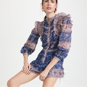 Sea New York Floral romper nwot